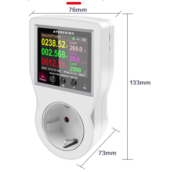 Professionel WIFI Power Meter/Forbrug/Smart Meter Vit
