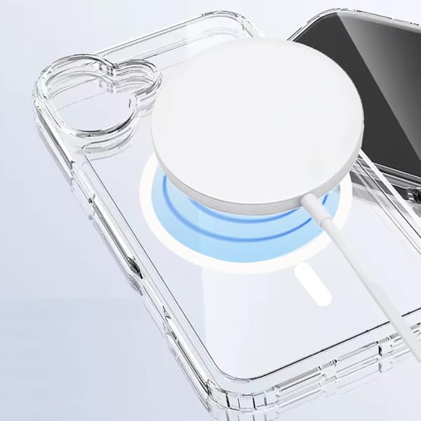 iPhone 17 Skyddsskal  Stöttåligt Magnetfodral i Lyxig Finish