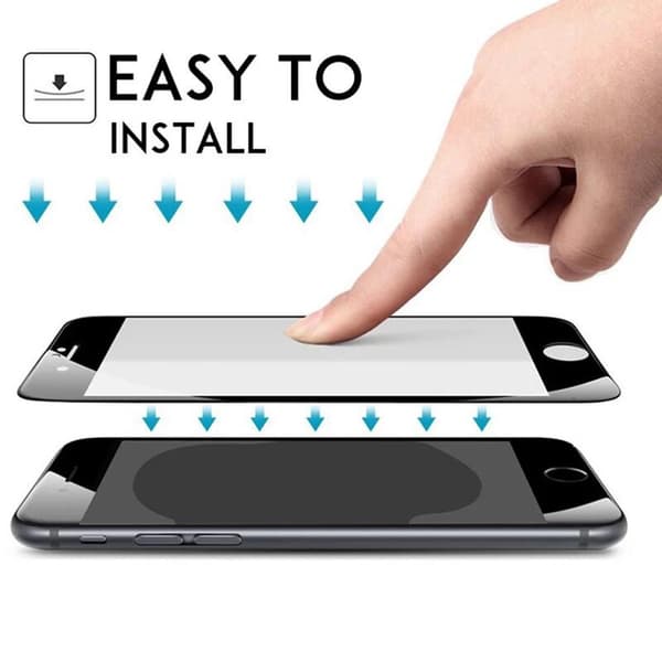3-PACK Keramiskt Skärmskydd HD 0,3mm iPhone 8 Transparent/Genomskinlig