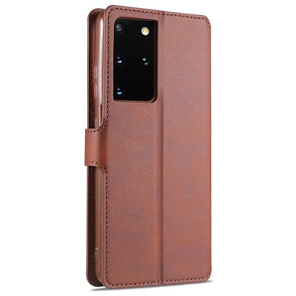 Stilfuldt pung etui - Samsung Galaxy S21 Ultra Blå