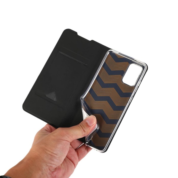 Professional Smooth Wallet Case - iPhone 12 Pro Max Svart
