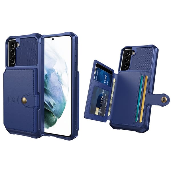 Effektivt etui med kortrum - Samsung Galaxy S22 Svart