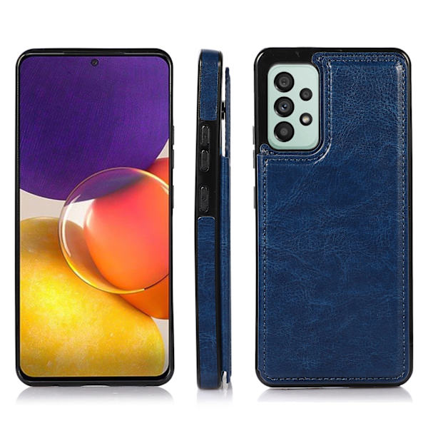 Praktiskt Skal med Kortfack - Samsung Galaxy A53 5G Rosaröd