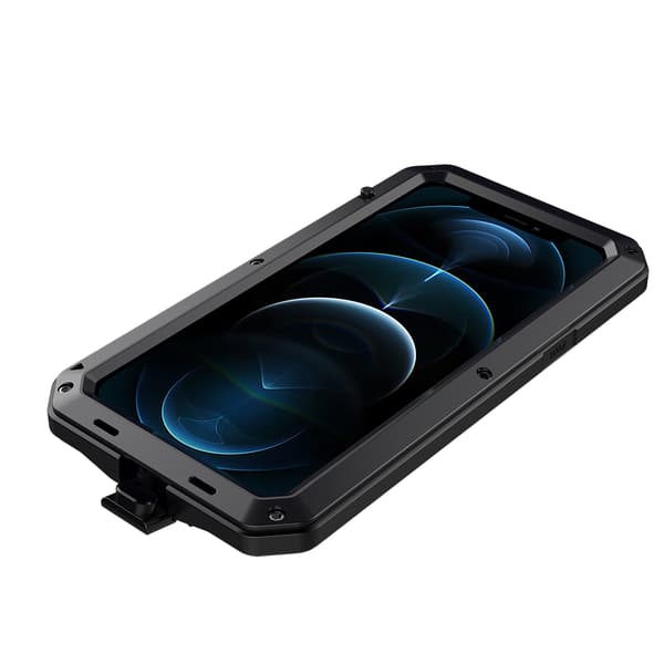Kraftig 360-Aluminiumskal - iPhone 13 Röd