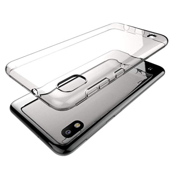 Samsung Galaxy A10 - Elegant smart silikondeksel (FLOVEME) Svart/Guld
