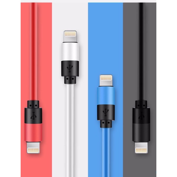 Lightning USB-kabel fra CinkeyPro - Lang levetid 100 cm (ORIGINAL) Vit