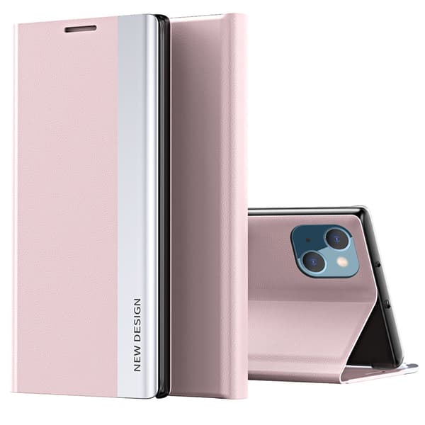 iPhone 13  Spegelskal med Kickstand & Skydd Svart