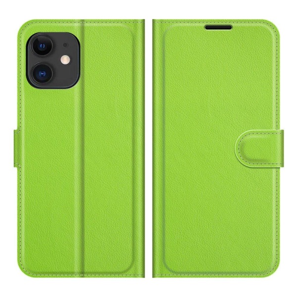 Smooth Wallet-deksel - iPhone 12 Grön