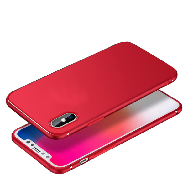 iPhone XS Max - Silikondeksel i matt design Röd