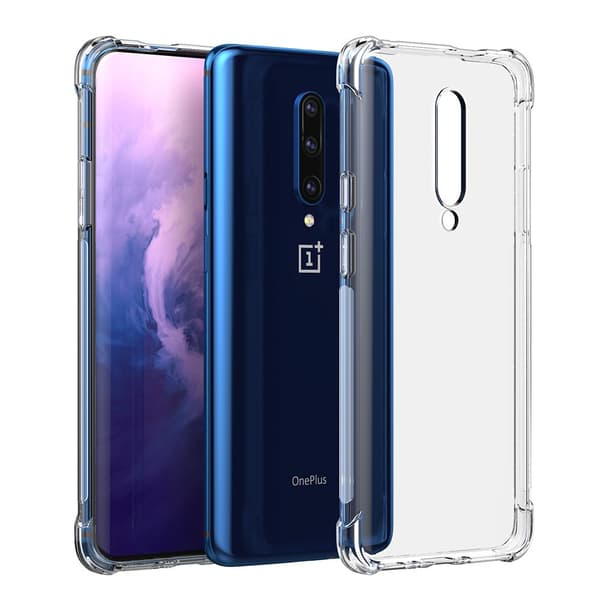 Skyddande Stilrent Silikonskal - Oneplus 7 Pro Transparent