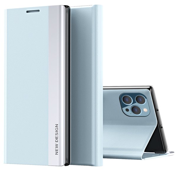 iPhone 14 Pro - Spegel Fodral med Stativ & Skydd Rosa