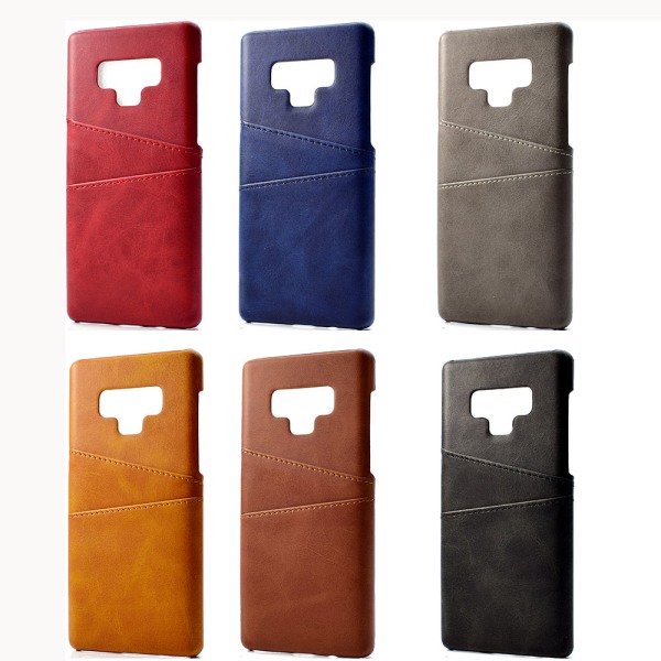 Eksklusivt cover med kortslot til Galaxy Note 9 Röd