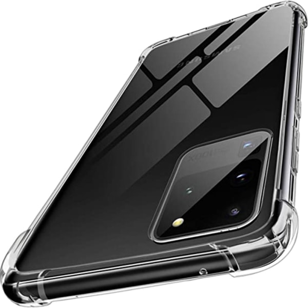 Robust beskyttelsescover tykt hjørne - Samsung Galaxy S20 Ultra Rosa/Lila
