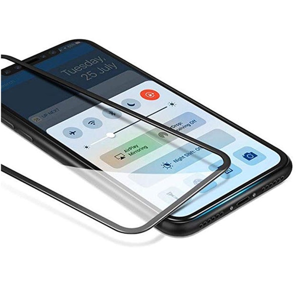 iPhone X - (2-PACK) MyGuard Carbon -mallin näytönsuoja (HD) Vit