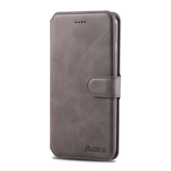 iPhone 7 Plus - Glatt og robust lommebokdeksel Grå