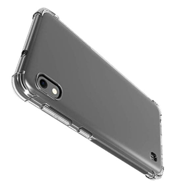 Samsung Galaxy A10 - Elegant Smart Silikone Cover (FLOVEME) Rosa/Lila