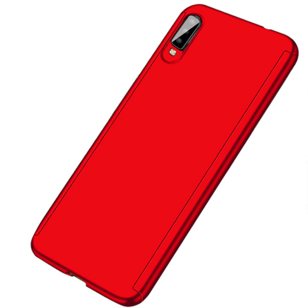 Tankevækkende Fulddækkende FLOVEME Cover - Samsung Galaxy A70 Röd