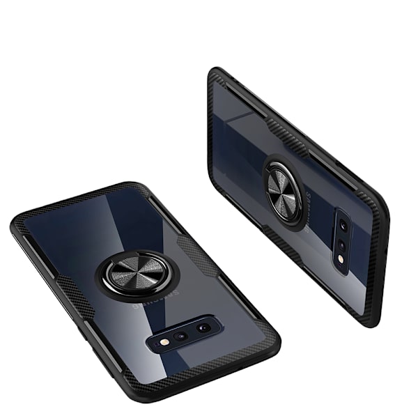Genomtänkt Skal - Samsung Galaxy S10 Röd/Silver