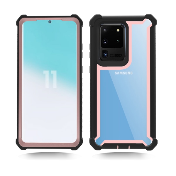Samsung Galaxy S20 Ultra - Skyddsskal Svart/Rosé