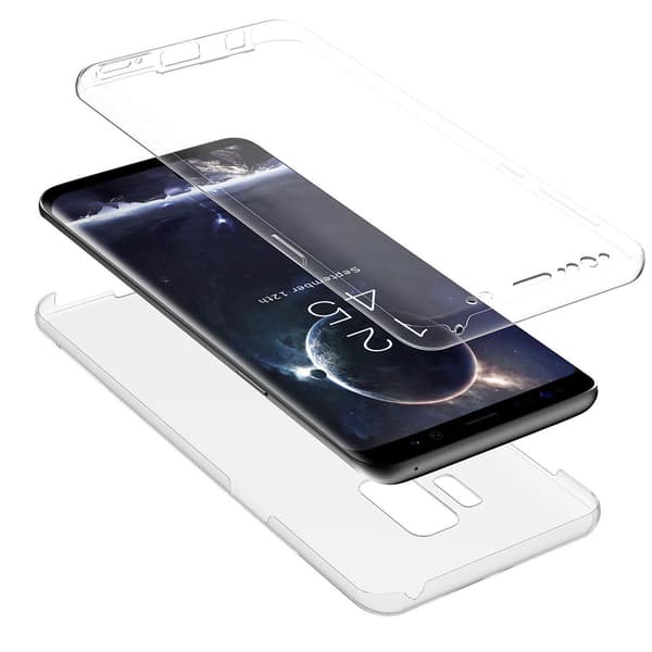Stilsäkert Dubbelsidigt Silikonskal - Samsung Galaxy S9 Guld