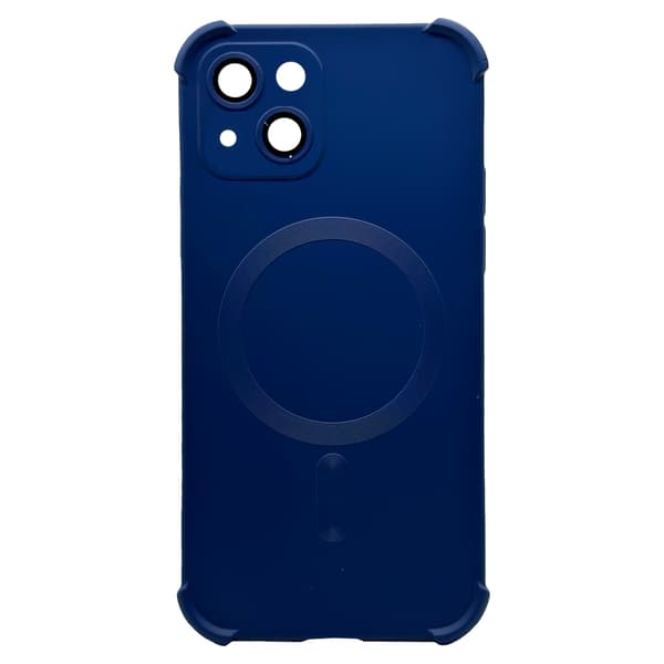 iPhone 15 - Silikonskal med Magnetiskt Stötskydd Rosa