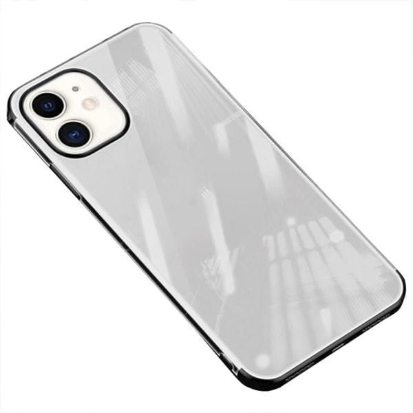 Tyylikäs silikonikuori (FLOVEME) - iPhone 12 Mini Silver
