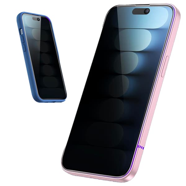 Sekretess Skärmskydd för iPhone 16 - 2.5D Black Spy