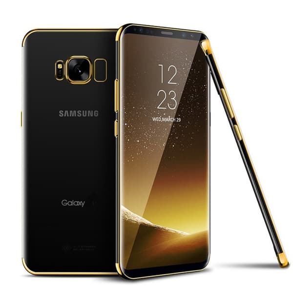 Professionellt Slittåligt Silikonskal - Samsung Galaxy S8+ Blå Blå
