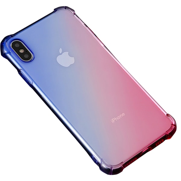 iPhone X/XS - Silikonskal Rosa/Lila