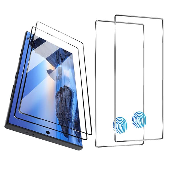 2-pack 3D Fit Skärmskydd kompatibel med Galaxy S25 Transparent