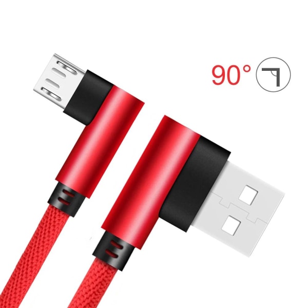Kraftfull Snabbladdnings Kabel Micro-USB Blå 2 Meter