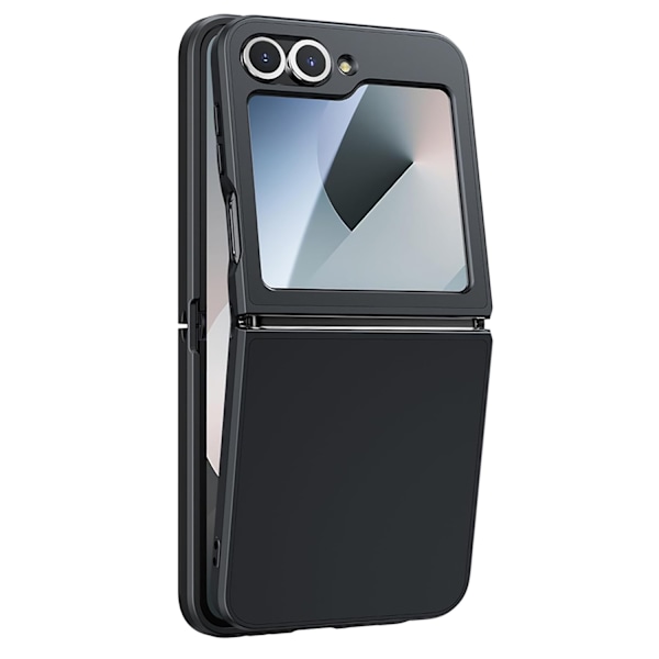 Samsung Galaxy Z Flip 6 - Elegant Matt Skal för Optimal Skydd Svart