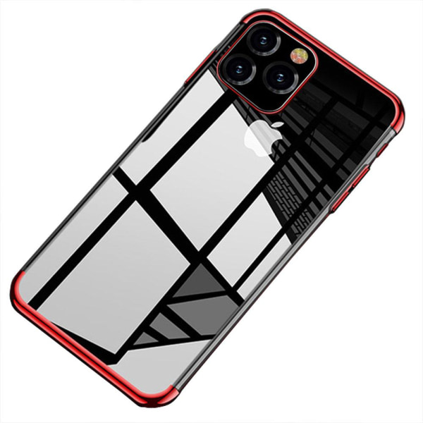 Elegant slitesterkt silikondeksel (Floveme) - iPhone 12 Pro Röd