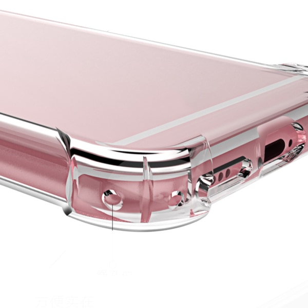 iPhone 8 Plus - Tyylikäs iskuja vaimentava suojus Transparent/Genomskinlig