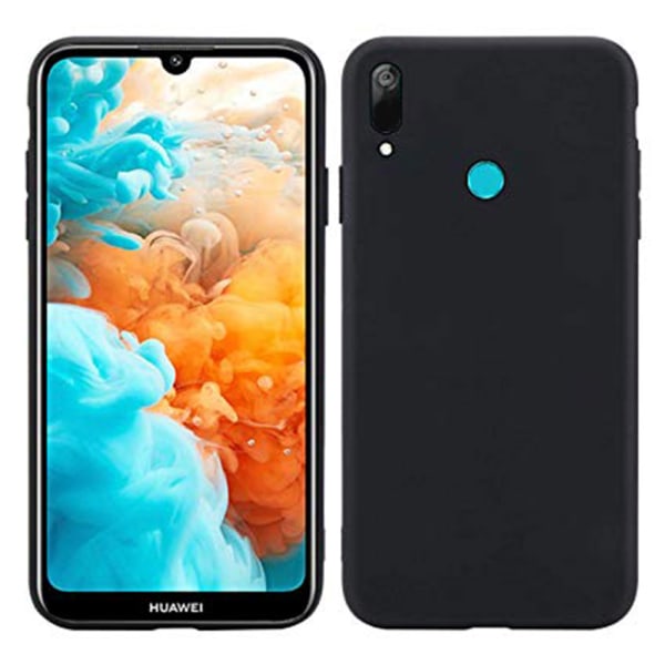 Iskuja vaimentava Nillkin Silicone -kotelo - Huawei Y6 2019 Svart