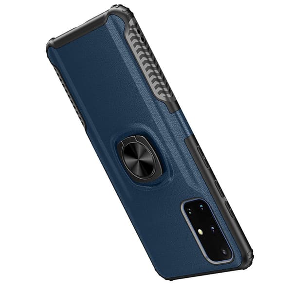 Samsung Galaxy A51 - Elegant Skal med Ringhållare Mörkblå