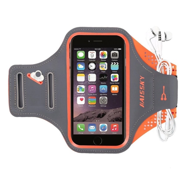 Haisskyn Smooth Mobile Phone Case Rannekekotelo Running Belt Grön