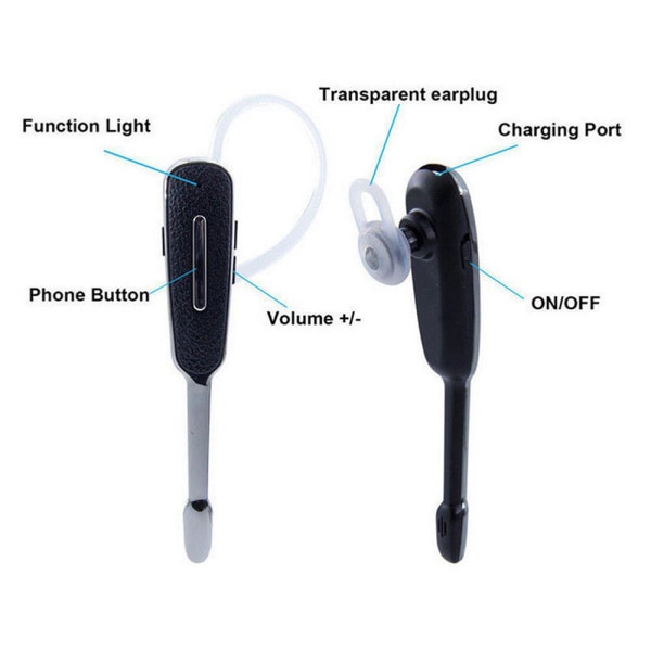 Bluetooth 4.1 stilige hodetelefoner (HÅNDFRI) Vit