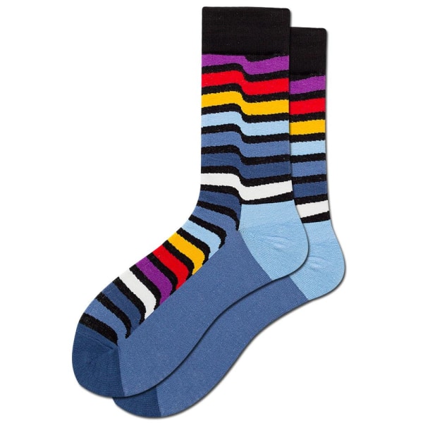 7-Pak farverige sokker UNISEX Flerfärgad