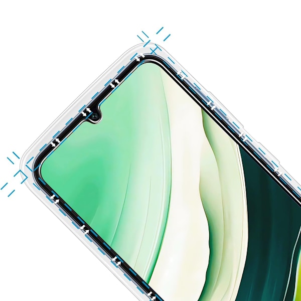 Galaxy A34 5G Skyddskit  Härdat Glas & Bubbelfri Passform
