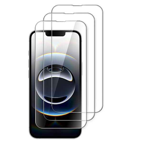 iPhone 16E  Enkel montering, 2-pack Transparent