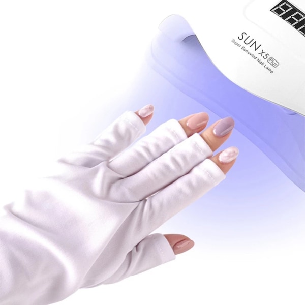 UV-beskyttende fingerløse hansker LÅNG