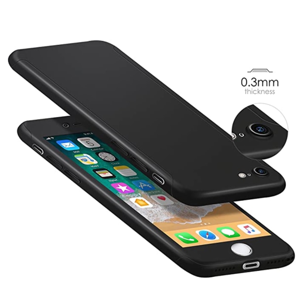 Gjennomtenkt Double Shell (FLOVEME) - iPhone SE 2020 Roséguld