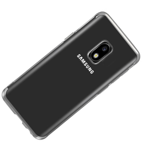 Samsung Galaxy J3 2017 - Ainutlaatuinen Floveme-silikonikotelo Silver