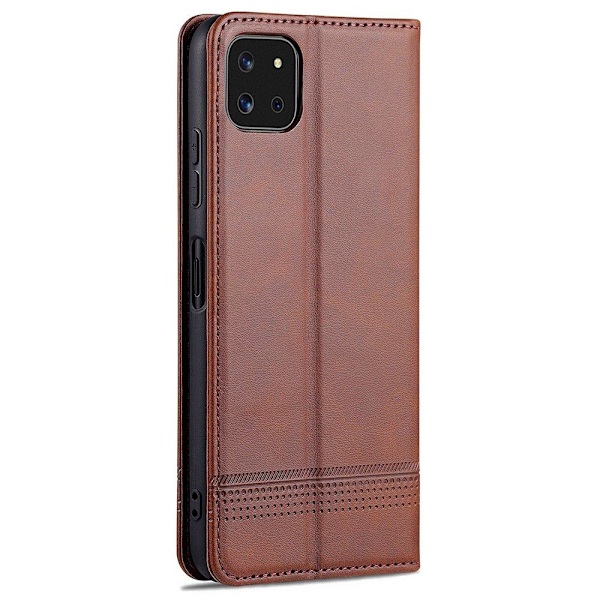 Glat AZNS Wallet Case - Samsung Galaxy A22 5G Brun