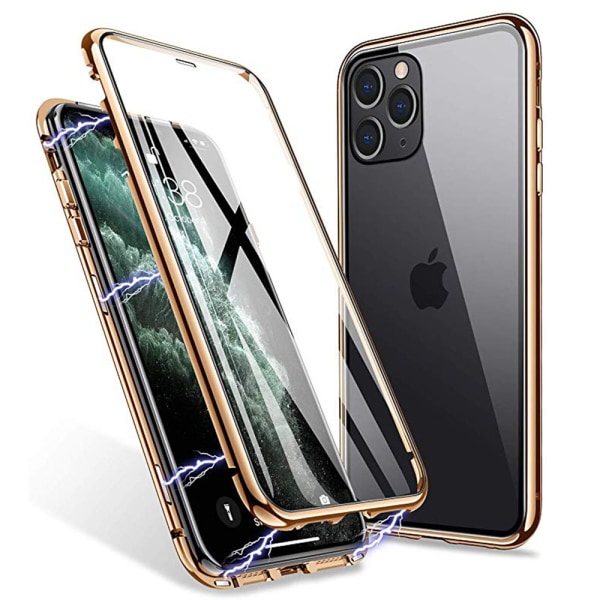 Gennemtænkt dobbeltsidet beskyttelsescover Floveme - iPhone 11 Guld