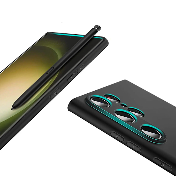 Samsung Galaxy S25 Ultra  Elegant Skydd som Sitter Perfekt Svart