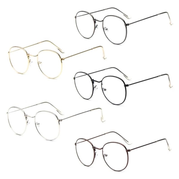 Stilsäkra Bekväma Läsglasögon / Glasögon Guld +2.0