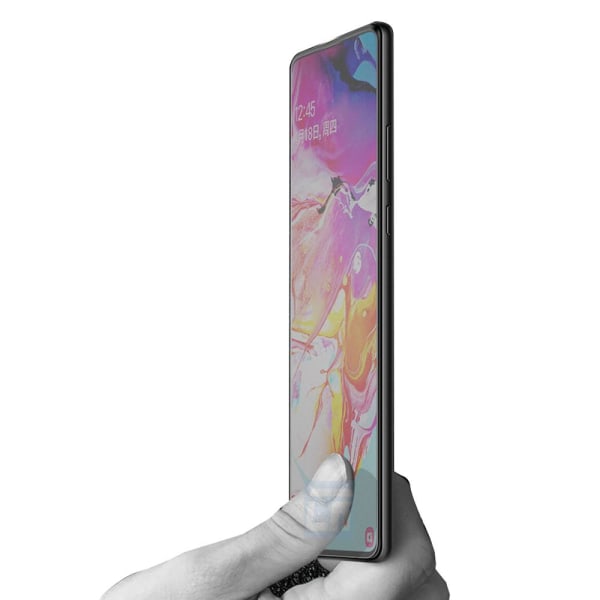 Galaxy A21s 2.5D Anti-Fingerprints Skärmskydd 0,3mm Transparent/Genomskinlig
