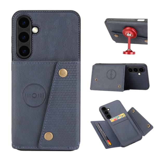 Samsung Galaxy S24 Plus - Lyxigt Flip Plånboksfodral Grå